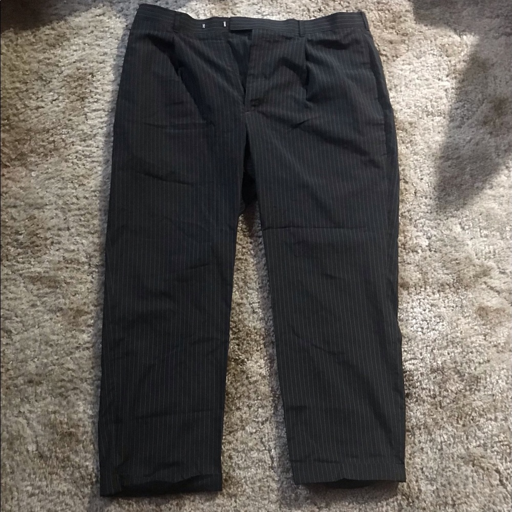 Hager Enterprise Slacks Size 40x30 Pinstripe